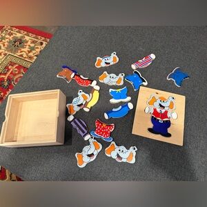 Elephant Dress-Up Puzzle Set for Kids